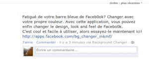 changer la couleur de facebook