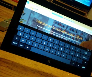 clavier tactile tablette microsoft surface