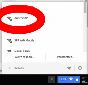 Android partage connexion wifi